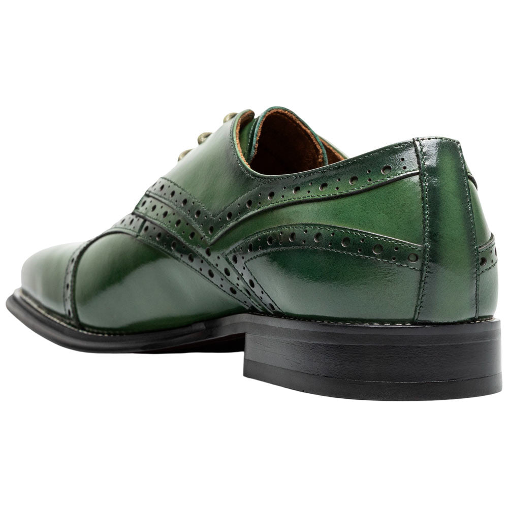 Stacy Adams Alexander Plain Toe Oxford - Green