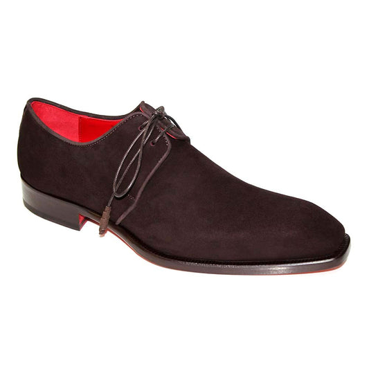 Emilio Franco Gabriele Oxford Chocolate Suede Leather Shoes