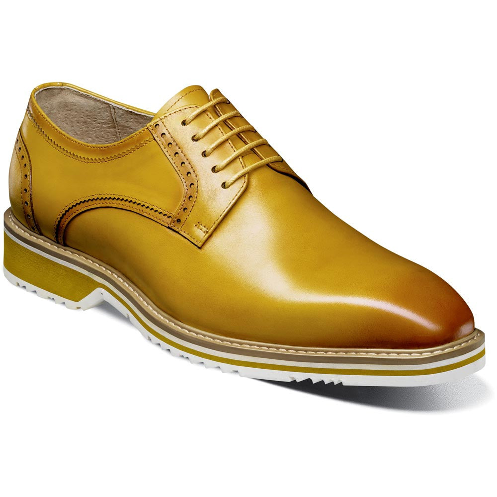 Stacy Adams Barringer Plain Toe Oxford in Yellow