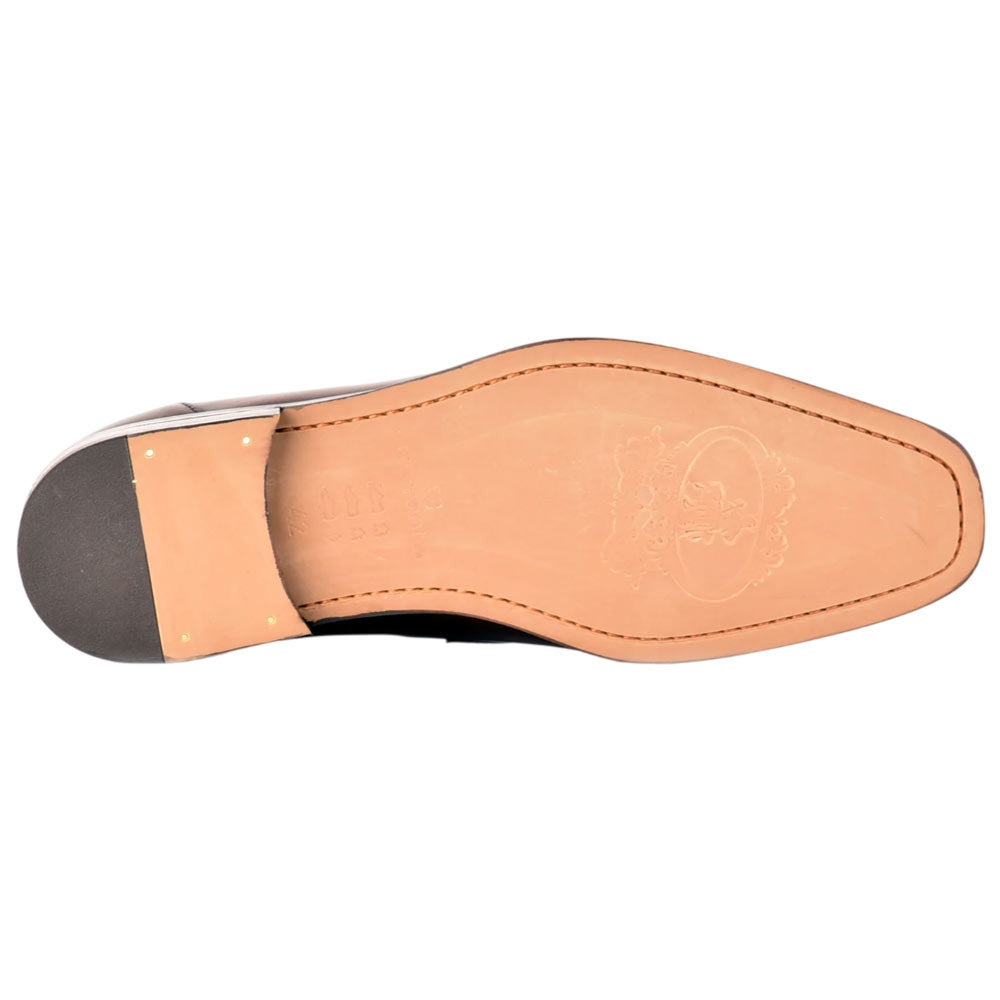 Corrente Men's Lux Leather Tassel Loafer - Dark Brown