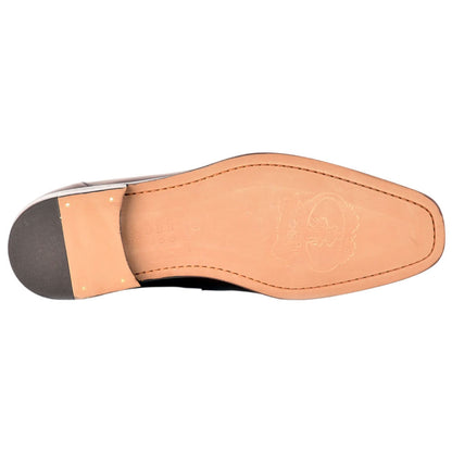 Corrente Men's Lux Leather Tassel Loafer - Dark Brown