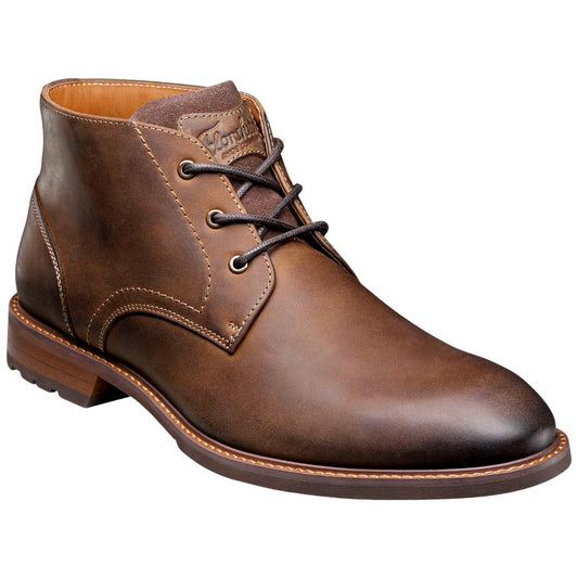 Florsheim Lodge Plain Toe 3-Eye Brown Chukka Boot for Men