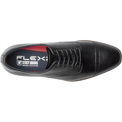 Stacy Adams William Cap Toe Oxford in Black