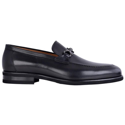 Corrente Men's Horsebit Loafer - Black