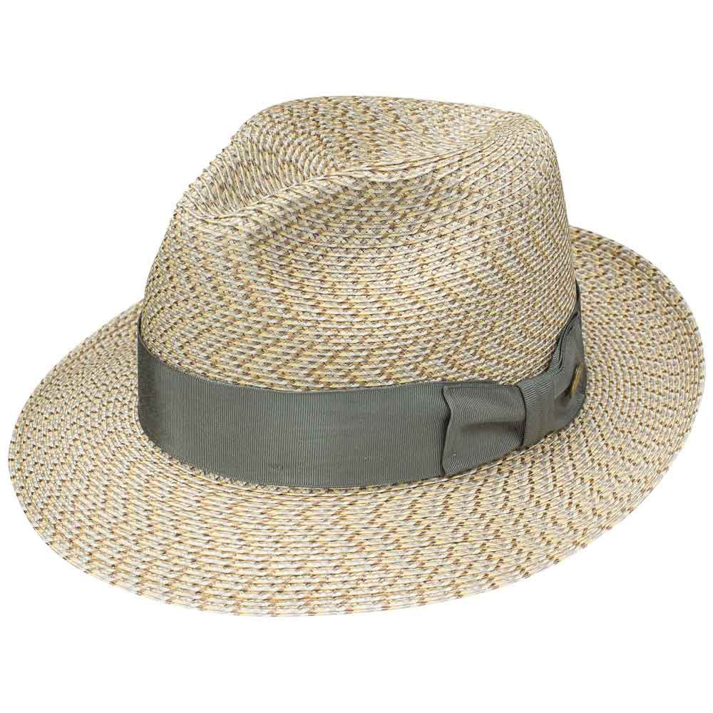Stetson Emin Fedora Milan Straw Hat