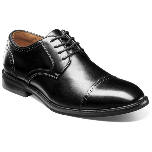 Stacy Adams Men’s Cap Toe Black Oxfords Bailey