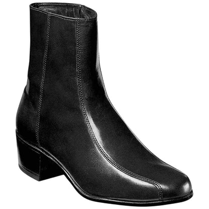 Florsheim Duke Zipper Black Bike Toe Boots