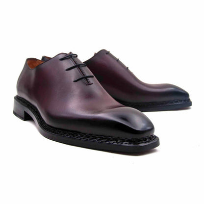 Ugo Vasare Jason Sr Burgundy Lace Up Oxford Shoes