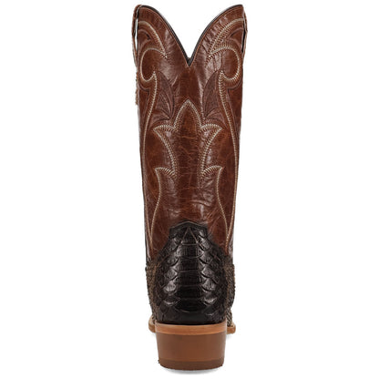Dan Post Stryke Bay Apache Back Cut Python Skin J Pointed Toe Western Cowboy Boots