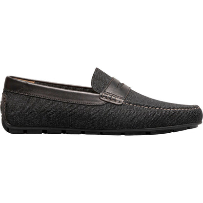 Florsheim Motor Black Knit Moc Toe Penny Driver Men's Shoes