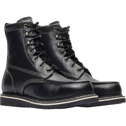 Frontier 8" Moc Toe Jet Black Bonanza Boot for Men
