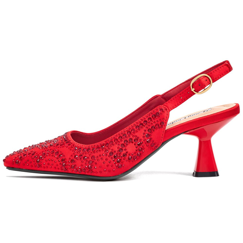 Lady Couture Lucy Pumps 2.5" Heels in Red
