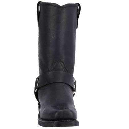 Dingo Dean Black Oil Resistant Leather Men's Biker Boot