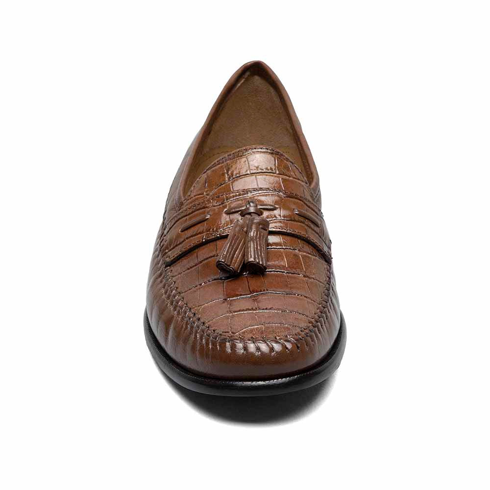 Florsheim Pisa Cognac Moc Toe Tassel Loafer