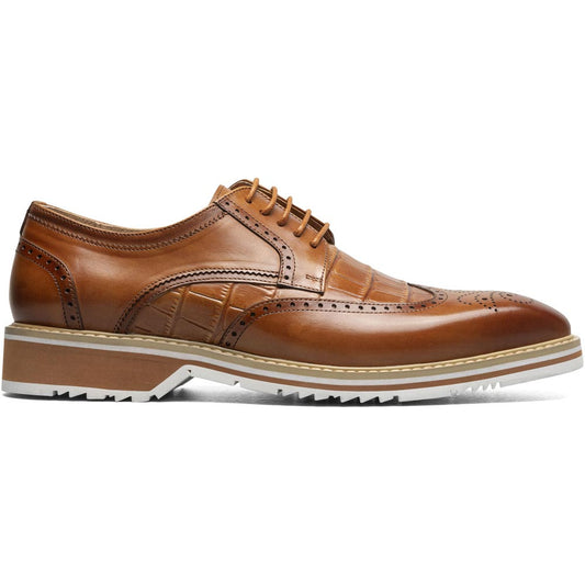 Stacy Adams Beaumont Wingtip Oxford in Tan