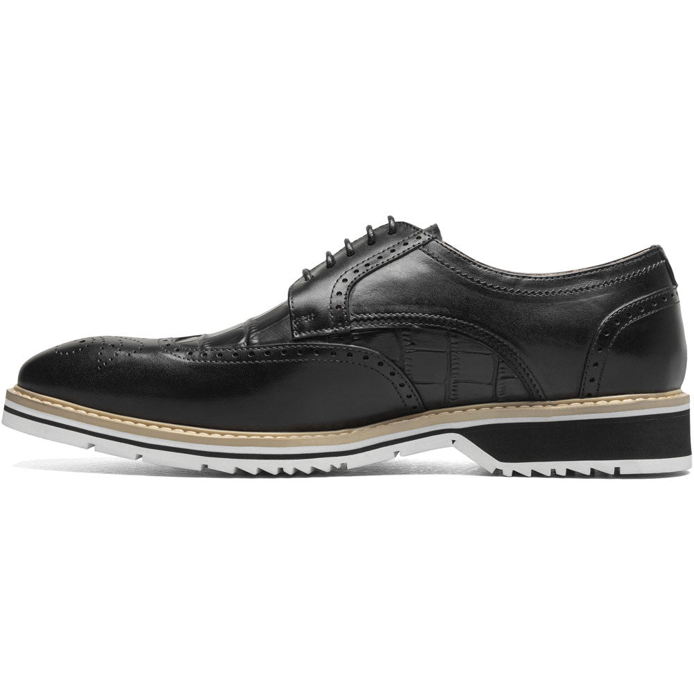 Stacy Adams Beaumont Wingtip Oxford in Black