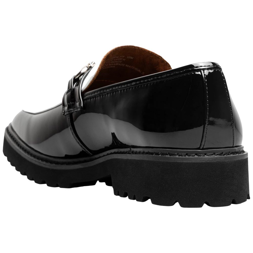 Stacy Adams Carabello Moc Toe Bit Slip-On - Black w/White