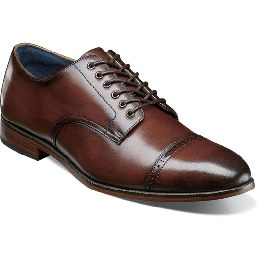 Stacy Adams William Cap Toe Oxford in Brown