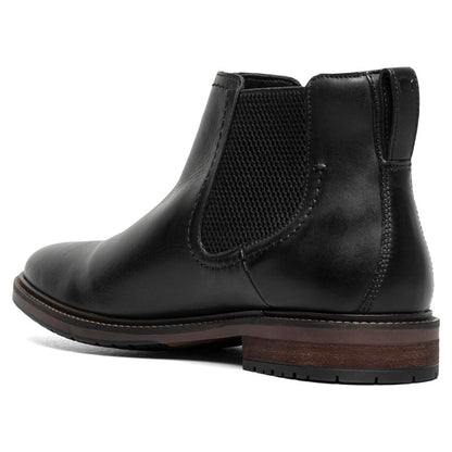 Florsheim Forge Black Smooth Leather Plain Toe Gore Chukka Boots (USA Men Size)