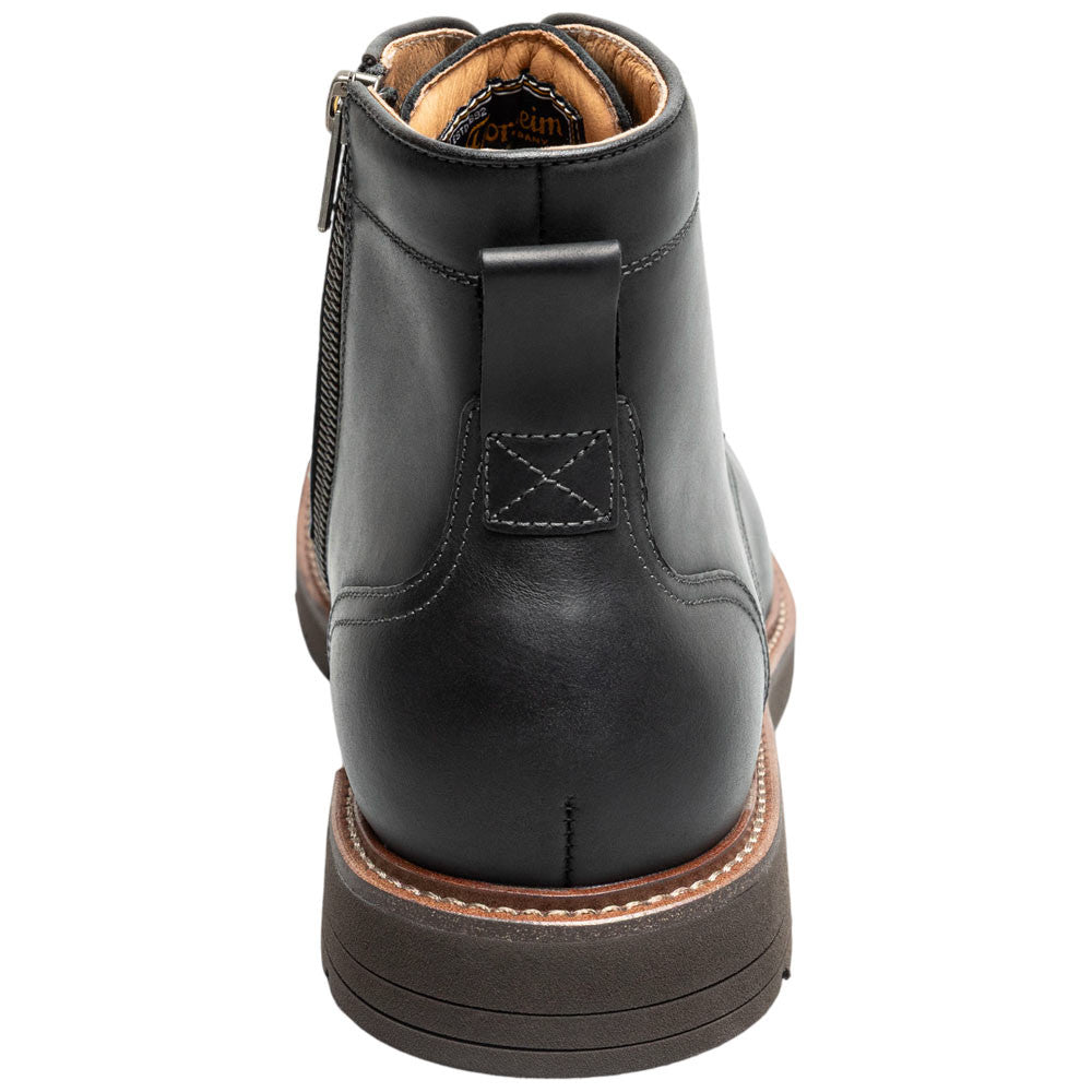 Florsheim Redford Black Crazy Horse Men's Plain Toe Lace Up Boot