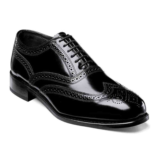 Florsheim Lexington Oxford Black Wingtip Shoes
