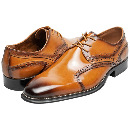 Stacy Adams Alexander Plain Toe Oxford - Tan
