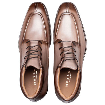 Mezlan Boreall Taupe Chukka Boot - Hand-Burnished Calfskin, Handmade in Spain