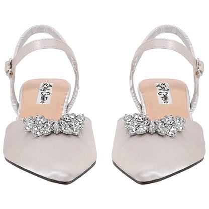 Lady Couture 2" Heel Classy Pump in Silver