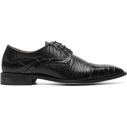 Stacy Adams TEDESCO Black Cap Toe Oxford Shoes