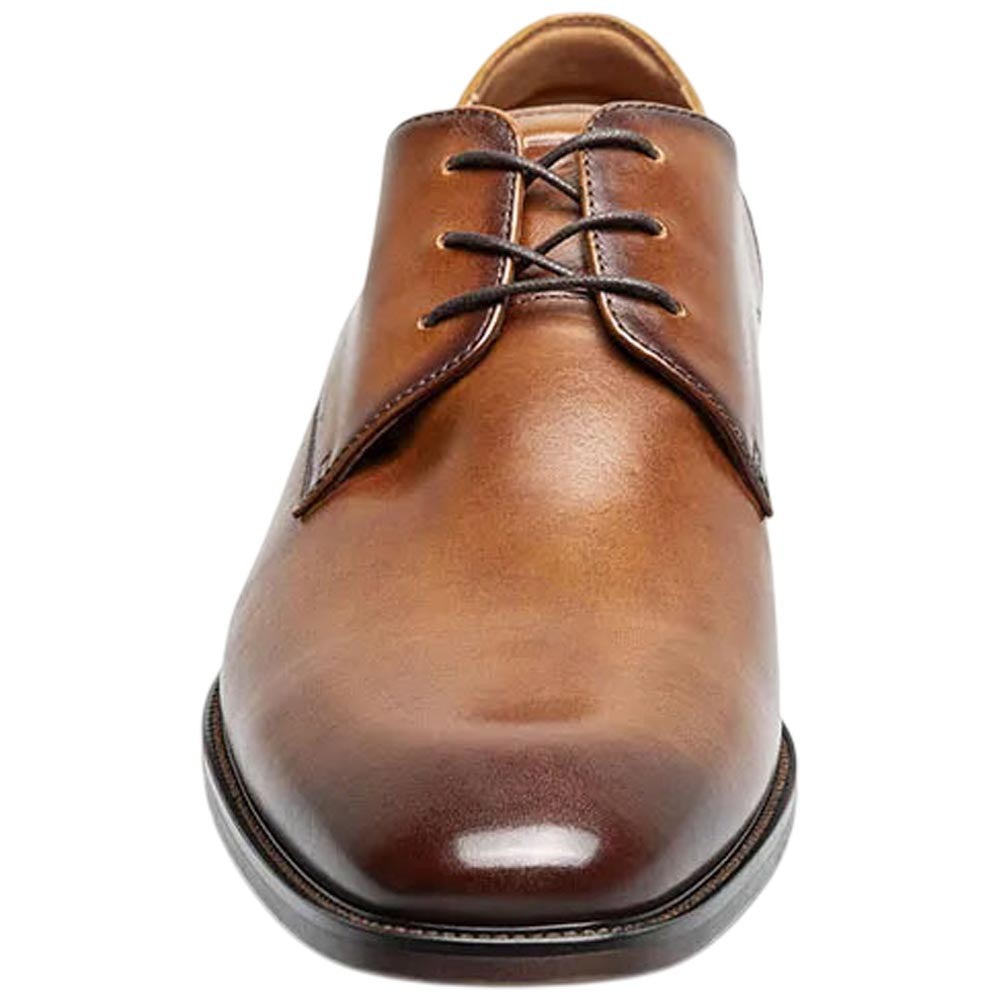 Florsheim Sorrento Lux Plain Toe Oxford - Cognac Leather Dress Shoe