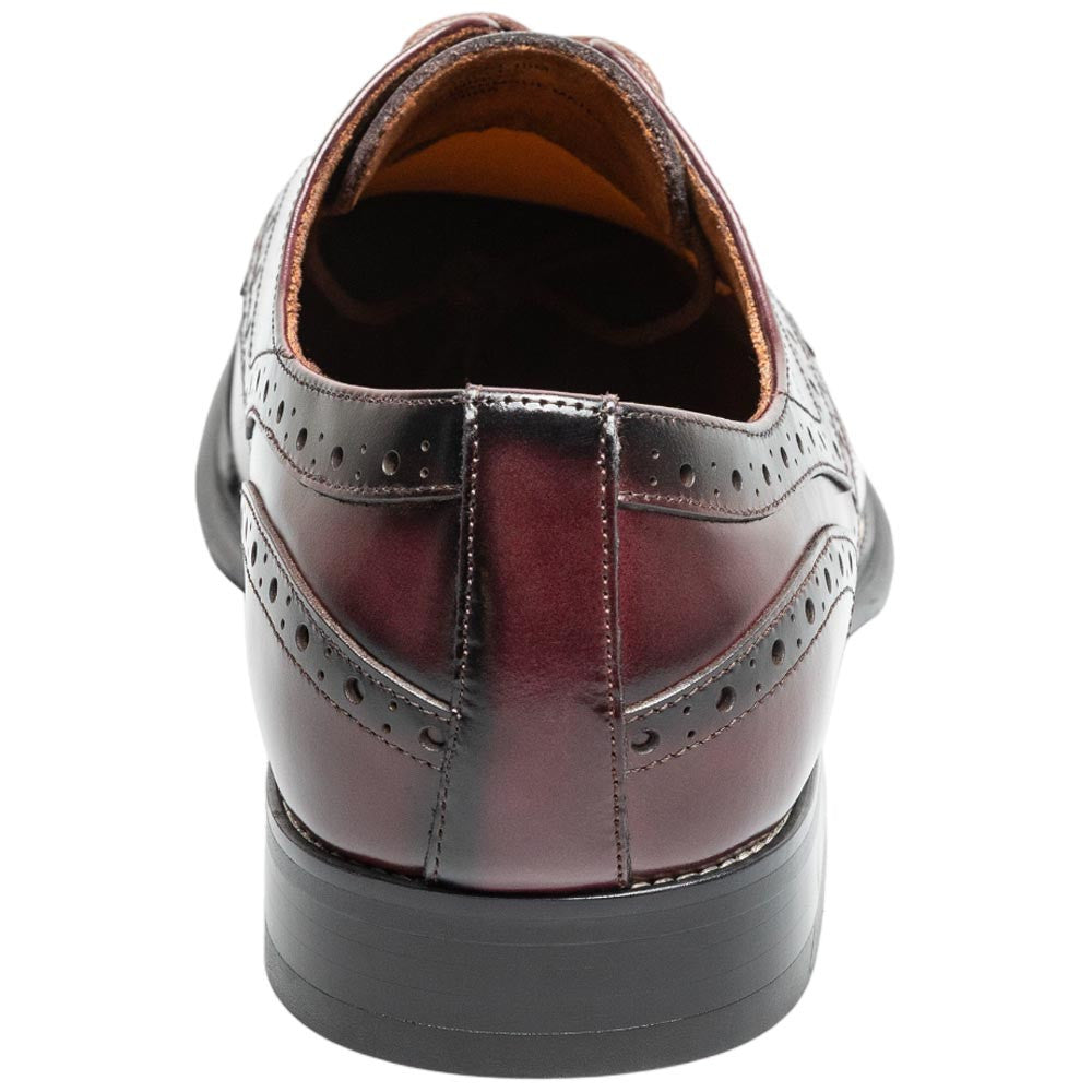 Stacy Adams Alexander Plain Toe Oxford - Burgundy