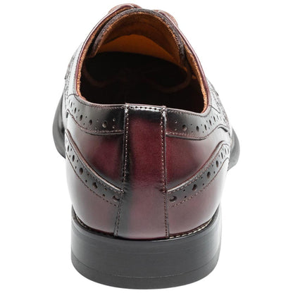 Stacy Adams Alexander Plain Toe Oxford - Burgundy