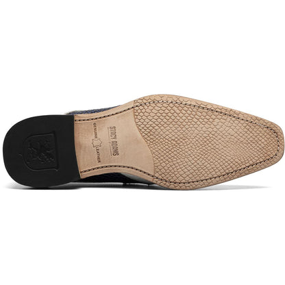 Stacy Adams Tristano Modified Bike Toe Oxford in Blue