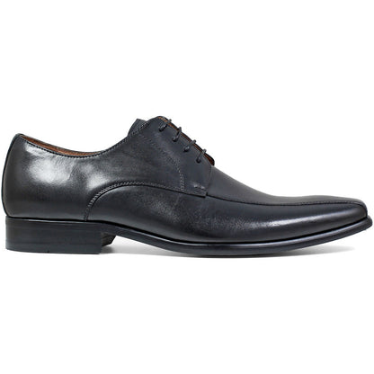 Florsheim Postino Black Smooth Leather Bike Toe Derby Dress Shoes (USA Men Size)
