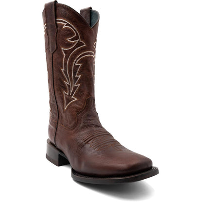 Ferrini Women’s Dylan Brandy Square Toe Leather Cowboy Boots