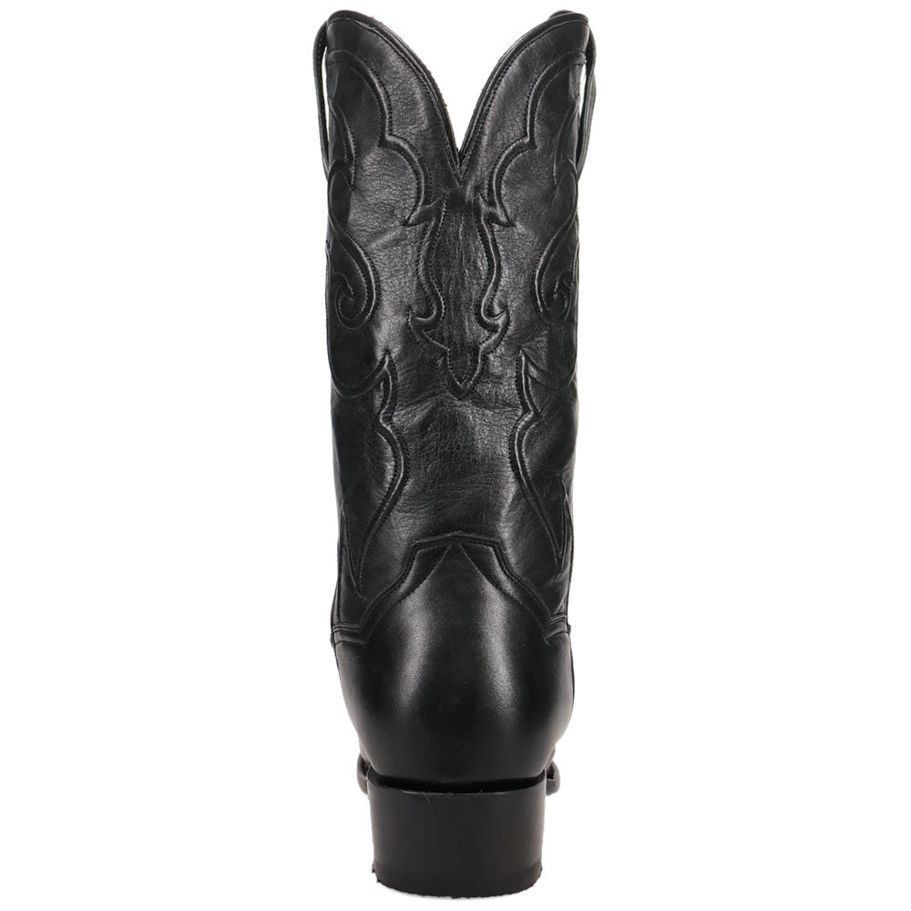 Dan Post Rio Grande Black Medium Round Toe Western Cowboy Boots