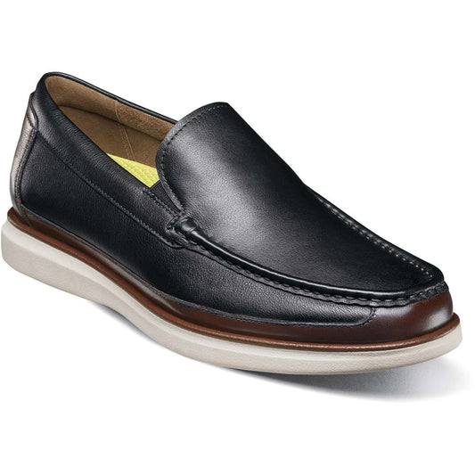 Florsheim Tropics Black Multi Moc Toe Venetian Slip On Shoes