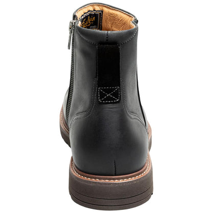 Florsheim Redford Black Crazy Horse Men's Plain Toe Side Zip Boot