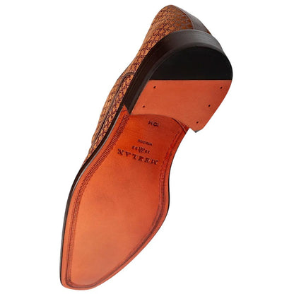 Mezlan Montage Printed Suede Derby - Men's Tan Exclusive Printed Suede Derby