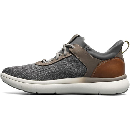 Florsheim Fleet Gray Knit Elastic Lace Men's Sneaker