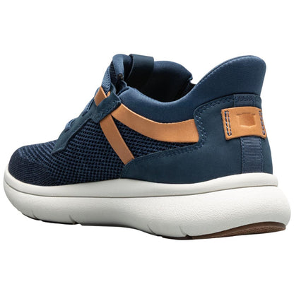 Florsheim Fleet Knit Navy Elastic Lace Slip-On Sneaker for Men