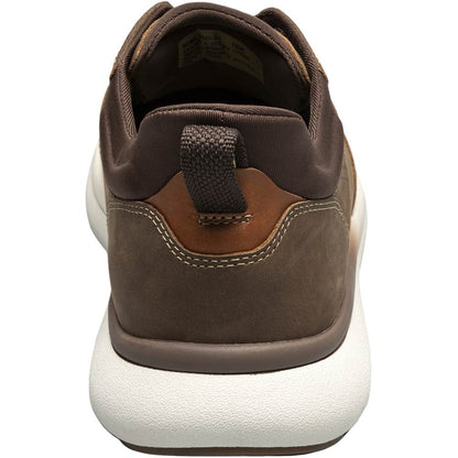Fleet Perf Toe Elastic Lace No-Tie Sneaker | Florsheim Casual Sneaker in Brown