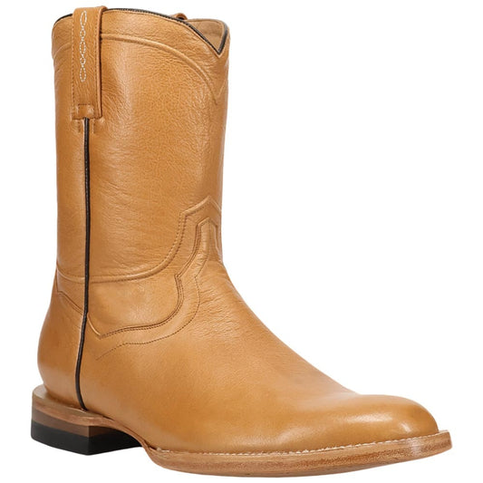 Dan Post Hartwell Men's Camel Leather Roper Boot - 10" Shaft, Round Toe
