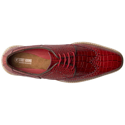 Alario Wingtip Oxford | Stacy Adams Dress Shoes in Red for Men