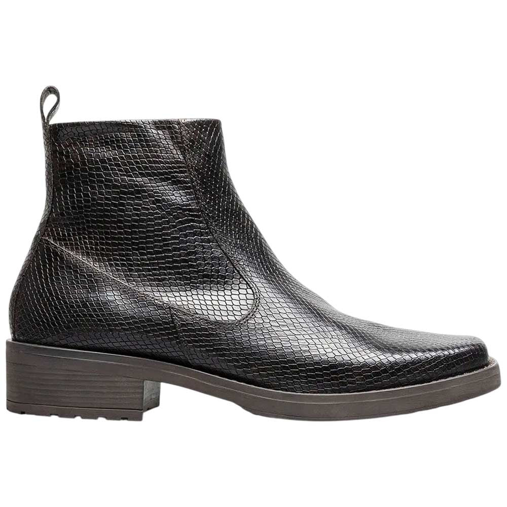 Stacy Adams Shea Plain Toe Side Zip Boot - Brown