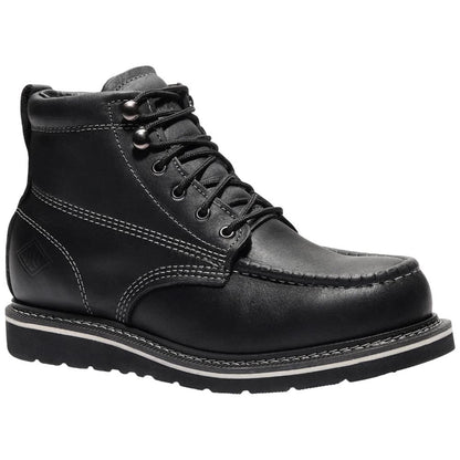 Frontier 6" Moc Toe Jet Black Bonanza Boot for Men