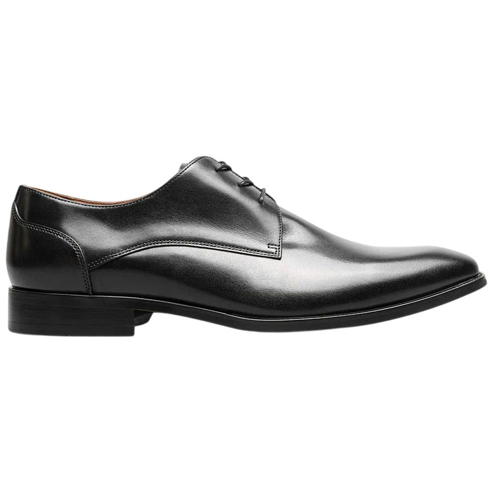 Florsheim Sorrento Lux Plain Toe Oxford - Black Leather Dress Shoe