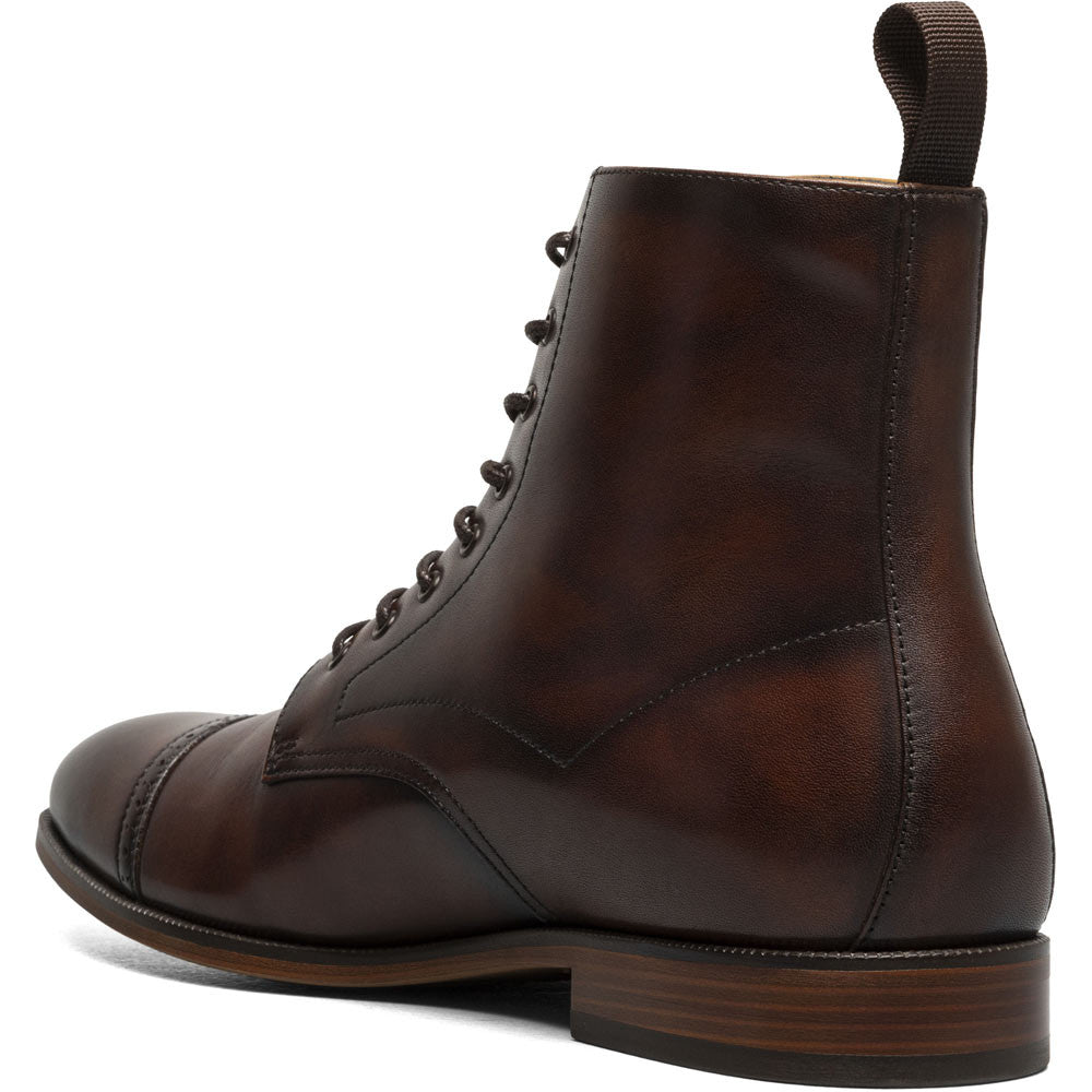 Stacy Adams Henry Cap Toe Lace Up Boot in Brown