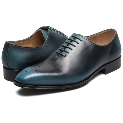 Hallquist Plain Toe Oxford | Stacy Adams Dress Shoes in Turquoise for Men