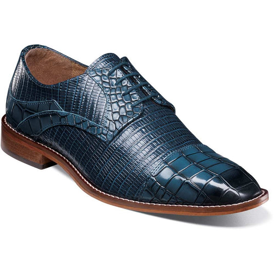 Stacy Adams TEDESCO Blue Cap Toe Oxford Shoes